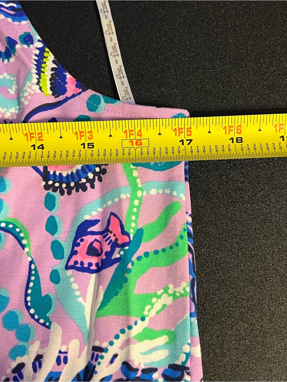 NWT Lilly Pulitzer Sleeveless “Bowen Mermaid For You” Printed Halter Top - Picture 5 of 7